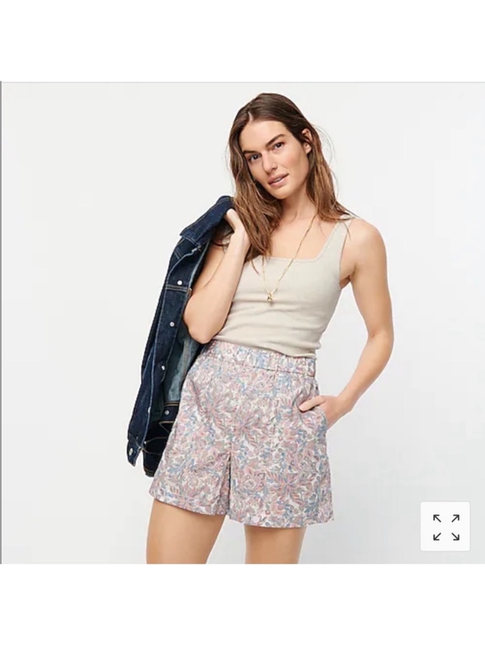 NWT J. Crew Pull-on camp short in Liberty® florals